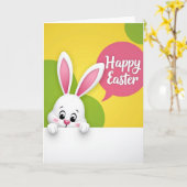 Cute Animal Greeting Card Karte (Gelbe Blume)