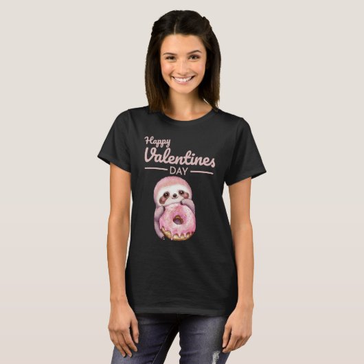 Cute Animal Heart Panda  Happy Valentine Day  20 T-Shirt (Vorne ganz)