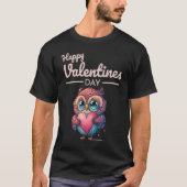 Cute Animal Heart Panda Happy Valentine Day 21 T-Shirt (Vorderseite)