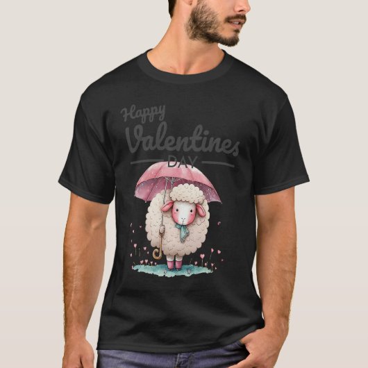 Cute Animal Heart Panda  Happy Valentine Day  33 T-Shirt (Vorderseite)