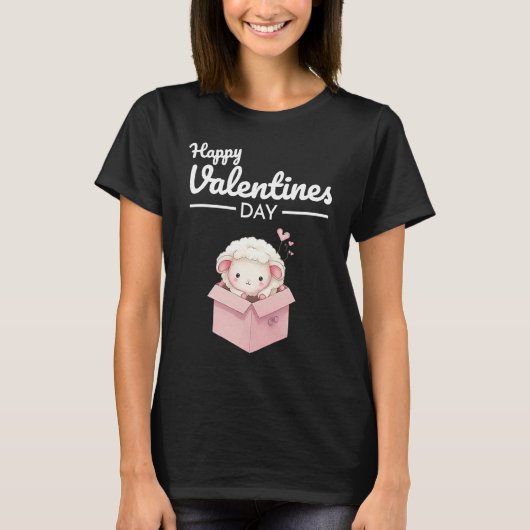 Cute Animal Heart Panda  Happy Valentine Day  39 T-Shirt (Vorderseite)