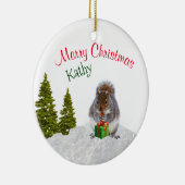 Cute Animal Ornament / Christmas Squirrel (Rechts)