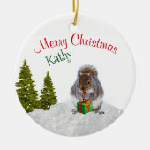 Cute Animal Ornament / Christmas Squirrel (Vorne)