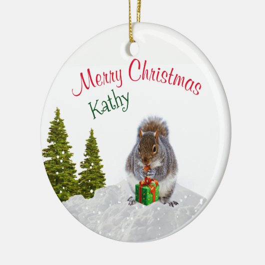 Cute Animal Ornament / Christmas Squirrel (Links)