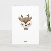 cute animals face masks get well card karte (Rückseite)