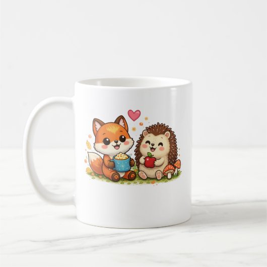 Cute Animals Illustration  Kaffeetasse (Links)
