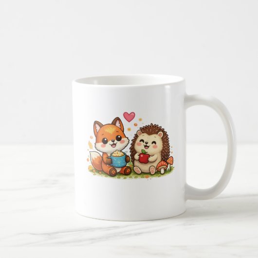 Cute Animals Illustration  Kaffeetasse (Rechts)
