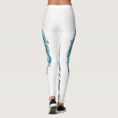 Cute Anime Aquarius Zodiac Sign Leggings  (Rückseite)