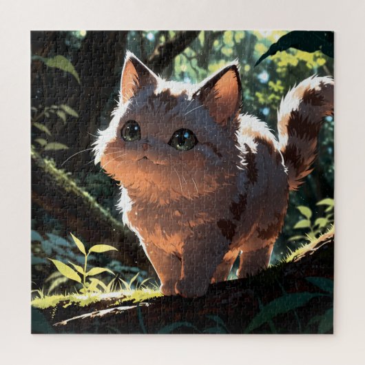 Cute anime cat puzzle (Vertikal)