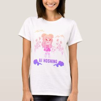 Cute Anime Design Ai Hoshino T-Shirt