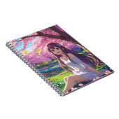 Cute Anime Girl Notizblock (Rechte Seite)