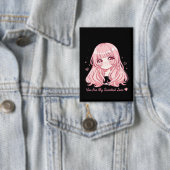 Cute Anime Valentine Sweatshirt Button (Insitu)