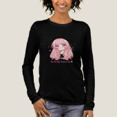 Cute Anime Valentine Sweatshirt Tri-Blend Shirt (Vorderseite)