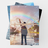 Cute Anime Wrapping Paper - Pack of 3 pages Geschenkpapier Set (Beispiel)