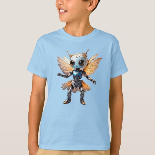 Cute Ant Girl Dancing Robot Pixie T-Shirt (Vorderseite)