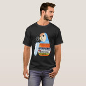 Cute Antidepressant Parrot I Peach faced Blue Love T-Shirt (Vorne ganz)