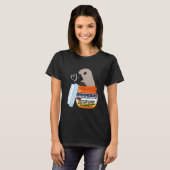 Cute Antidepressant Parrot I Red bellied Parrot T-Shirt (Vorne ganz)