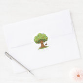 Cute Apple Tree Cartoon Illustration Sticker (Umschlag)