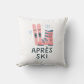Cute Apres Ski Pillow Kissen (Vorderseite)