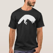 Cute Arctic Fox T Shirt For Men & Women Pouncing A (Vorderseite)
