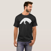 Cute Arctic Fox T Shirt For Men & Women Pouncing A (Vorne ganz)