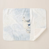 Cute arctic polar bear family sherpadecke (Vorderseite (Horizontal))