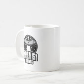 Cute Area 51 Alien-Raumschiff Retro Kaffeetasse (Vorderseite Links)
