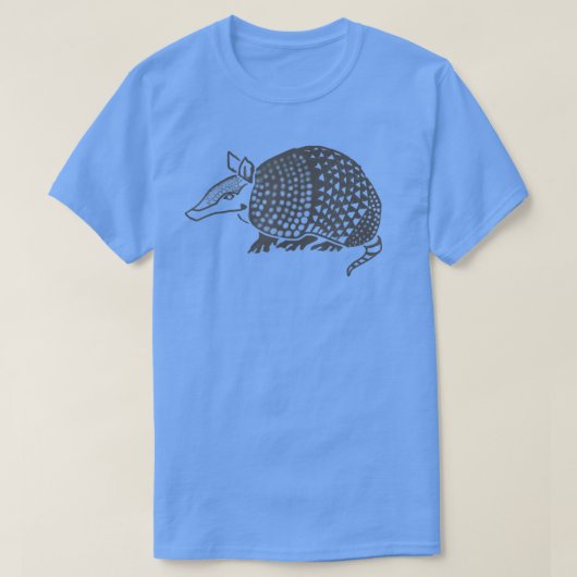 Cute Armadillo Distressed Graphic Design  T-Shirt (Design vorne)