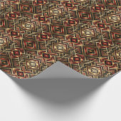 Cute Art Deco tiled pattern  Geschenkpapier (Ecke)