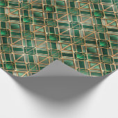 Cute Art Deco tiled pattern Geschenkpapier (Ecke)