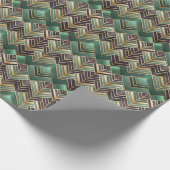 Cute Art Deco tiled pattern Geschenkpapier (Ecke)