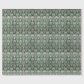 Cute Art Deco tiled pattern  Geschenkpapier (Flach)