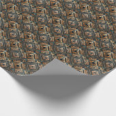 Cute Art Deco tiled pattern Geschenkpapier (Ecke)