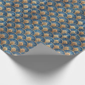 Cute Art Deco tiled pattern  Geschenkpapier (Ecke)