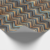 Cute Art Deco tiled pattern Wrapping Paper  Geschenkpapier (Ecke)