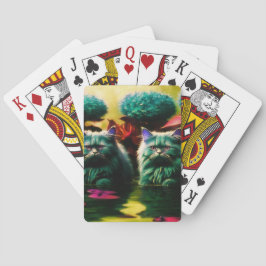 Cute & Artistic Cat Poker Cards Spielkarten