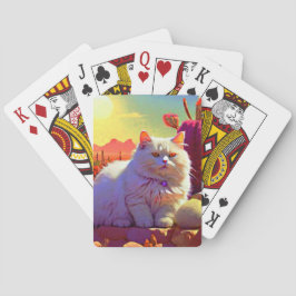 Cute & Artistic Cat Poker Cards Spielkarten