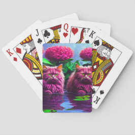 Cute & Artistic Cat Poker Cards Spielkarten