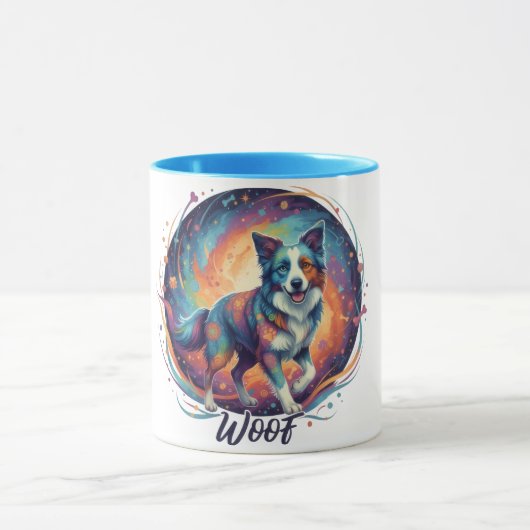 Cute Artistic Puppy Design for Dog Lovers Tasse (Zentrum)