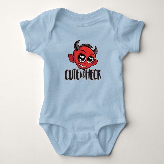 Cute as Heck Devil Baby Strampler (Vorderseite)