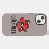 Cute as Heck Devil iPhone Hülle (Rückseite (Horizontal))