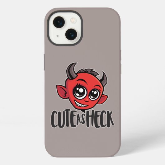 Cute as Heck Devil iPhone Hülle (Rückseite)