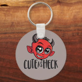 Cute as Heck Devil Schlüsselanhänger (Vorderseite)