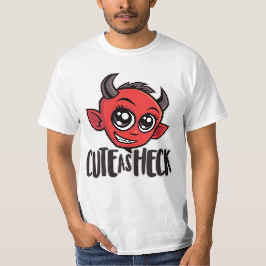 Cute as Heck Devil T-Shirt (Vorderseite)