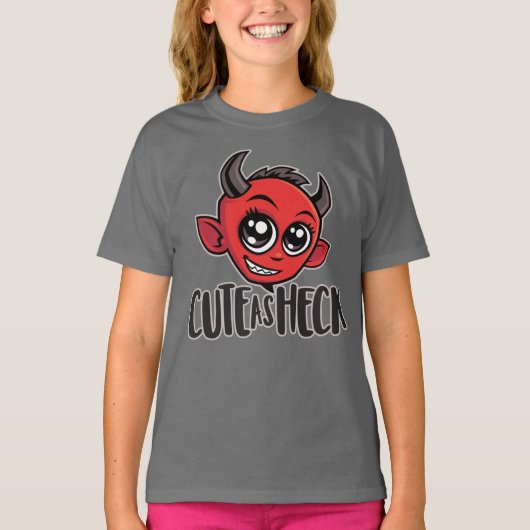 Cute as Heck Devil T-Shirt (Vorderseite)