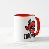 Cute as Heck Devil Tasse (VorderseiteRechts)