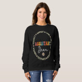 Cute Assistant Dean Squad Appreciation Week back t Sweatshirt (Vorne ganz)