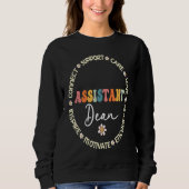 Cute Assistant Dean Squad Appreciation Week back t Sweatshirt (Vorderseite)