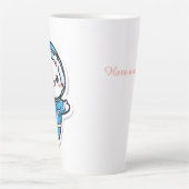 Cute Astronaut Cat Kawaii  Milchtasse (Vorderseite)