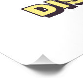 Cute Astronaut Drawing | Funny Space Cartoon Art Poster (Ecke)